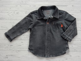 Bess blouse jogdenim donkergrijs maat 80