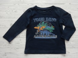 Name it longsleeve donkerblauw Dino Adventure NMModirg maat 86