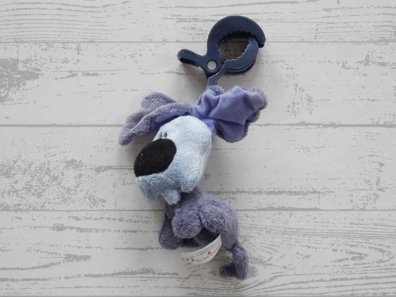 Woezel en Pip trilfiguur velours blauw Woezel 2011