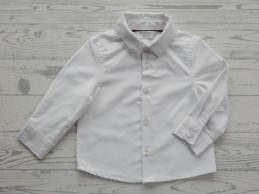 Baby overhemd blouse wit maat 68-74