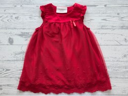 H&M conscious jurk ruches tule kant maat 68