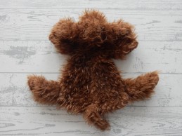 Happy Horse knuffeldoek velours bruin hond Labradoodle Larry