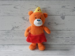 Bumba Studio 100 knuffel velours oranje rood beer Nanadu