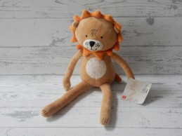 Hema knuffel velours bruin oranje lion leeuw 35 cm