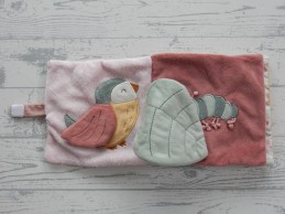 Little Dutch activiteitenboekje velours katoen roze Flowers & Butterflies