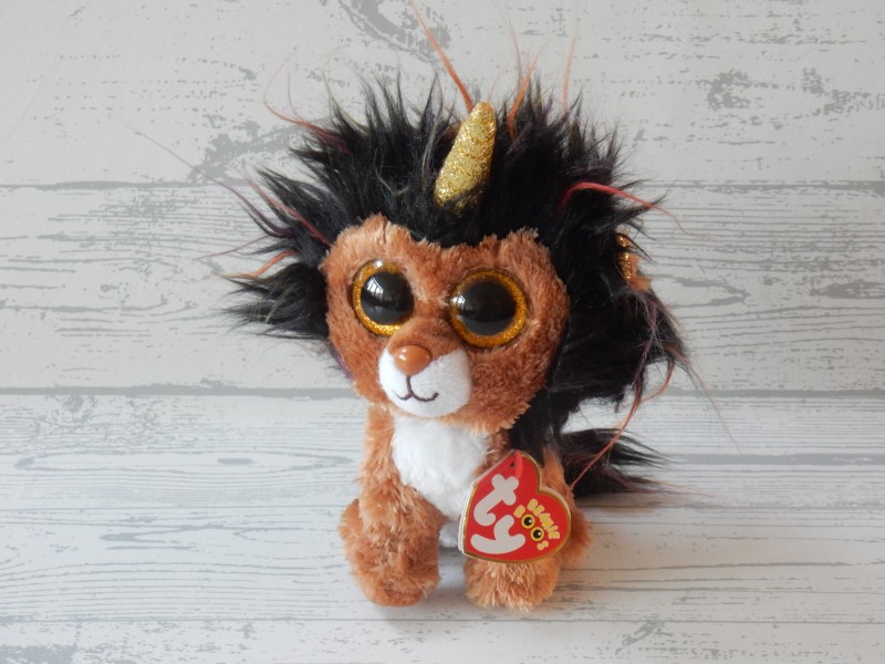 TY Beanie Boo knuffel velours leeuw Ramsey
