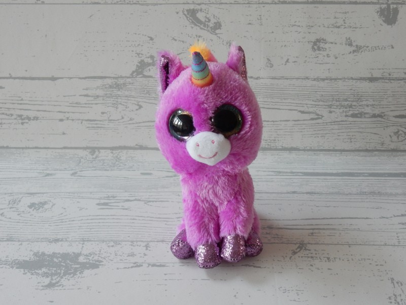 TY Beanie Boo knuffel velours eenhoorn unicorn Rosette