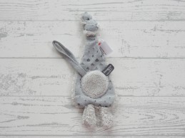 Snoozebaby Sudocrem speendoekje velours grijs