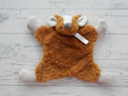 Happy Horse knuffeldoek velours wit bruin hert Deer Do