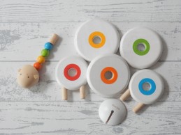 Plan Toys houten stapelfiguur schaap