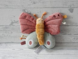 Little Dutch knuffel activiteitenvlinder velours roze Flowers & Butterflies