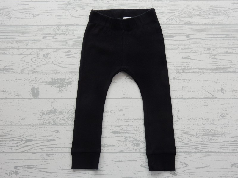 Prenatal baby legging rib zwart maat 86
