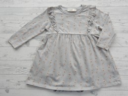 Lil' Atelier Name it jurk met romper harbor mist NBFDida maat 80