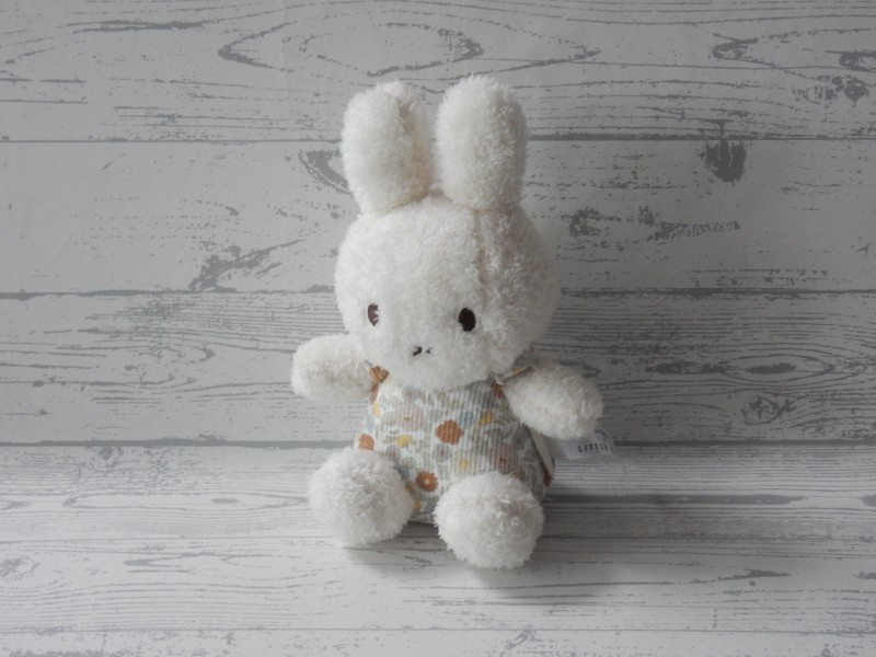 Nijntje Little Dutch knuffel velours teddy vintage Little Flowers zittend