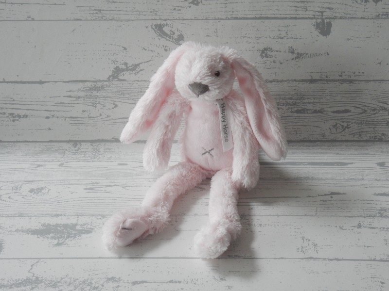 Happy Horse knuffel velours lichtroze konijn Rabbit Richie 28 cm