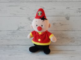 Bumba Studio 100 knuffel pluche velours rood geel brandweer