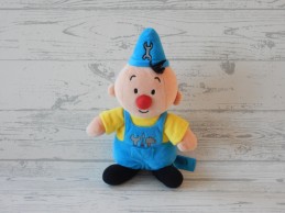 Bumba Studio 100 knuffel pluche velours geel blauw timmerman 20 cm