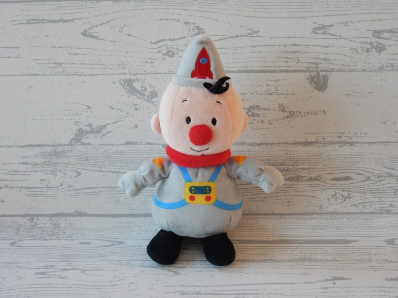 Bumba Studio 100 knuffel pluche velours rood grijs astronaut 20 cm