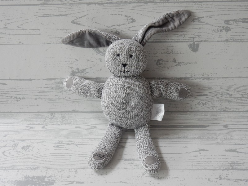 Jollein knuffel gebreid stonewashed knit konijn