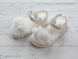 H&M sandalen met applicatie wit maat 20-21