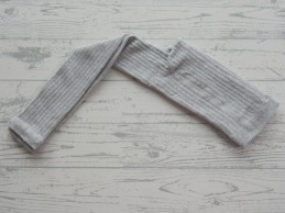 H&M baby maillot voetloos grijs melange rib maat 86-92