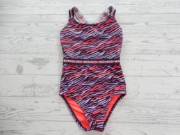 WE Fashion badpak met dessin blue nights paars roze maat 92