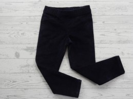 H&M corduroy jegging marineblauw maat 98