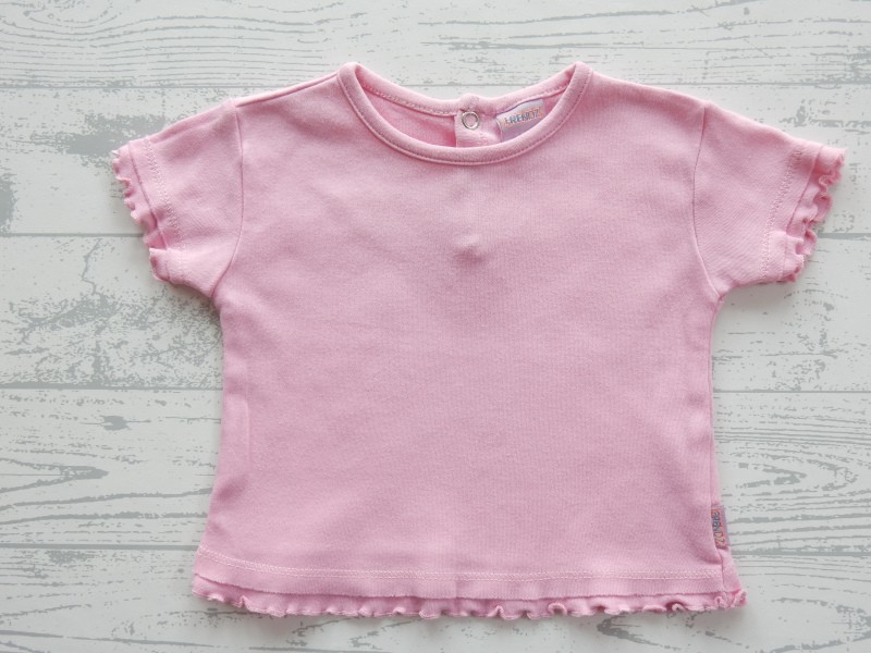 Frendz t-shirt ruches roze maat 50-56