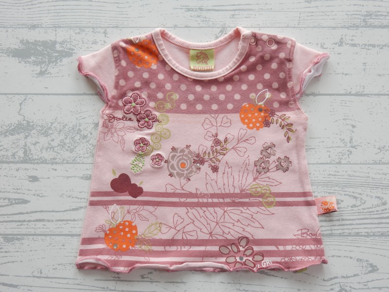 Bondi t-shirt roze lila paars bloemen maat 56