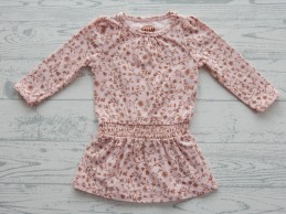 Z8 newborn jurk roze soft pink Honeybee maat 50