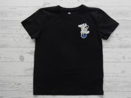 Hema basic kinder t-shirt zwart Minnie Mouse maat 122-128