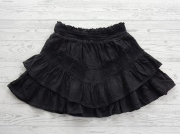 JM Jill & Mitch rok zwart patroon stiksel borduur maat 122-128