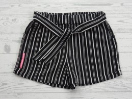 WE Fashion short zwart wit gestreept Jayz maat 122-128