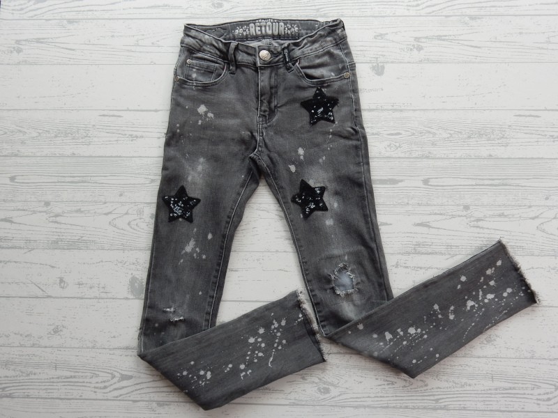 Retour jeans spijkerbroek grijs skinny fit Philippa maat 128