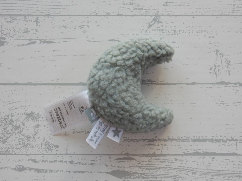 Jollein knuffel rammelaar teddy ash green Moon