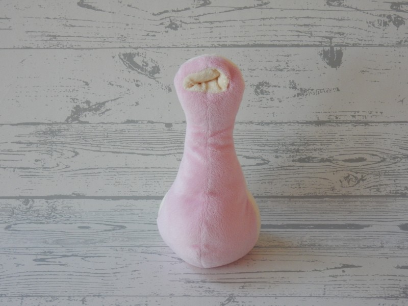 Knuffel je Speen id Selection velours ecru lichtroze