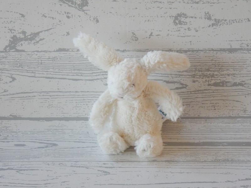 Jellycat knuffel pluche bashful cream bunny mini
