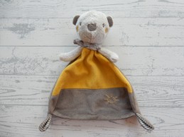 Baby Club C&A knuffeldoek velours grijs geel koala beer