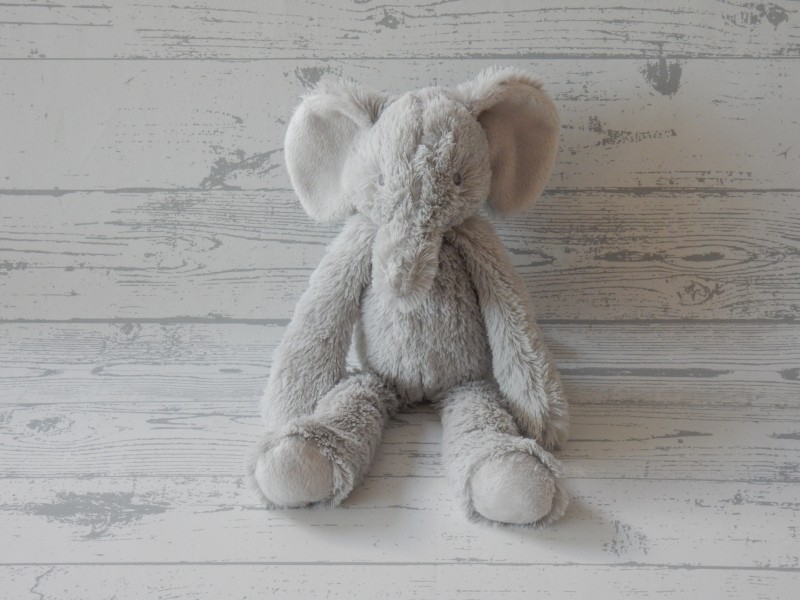 Happy Horse knuffel velours grijs olifant Enzo