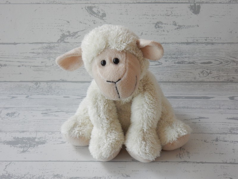 Happy Horse knuffel velours ivoor beige bruin schaap 2005