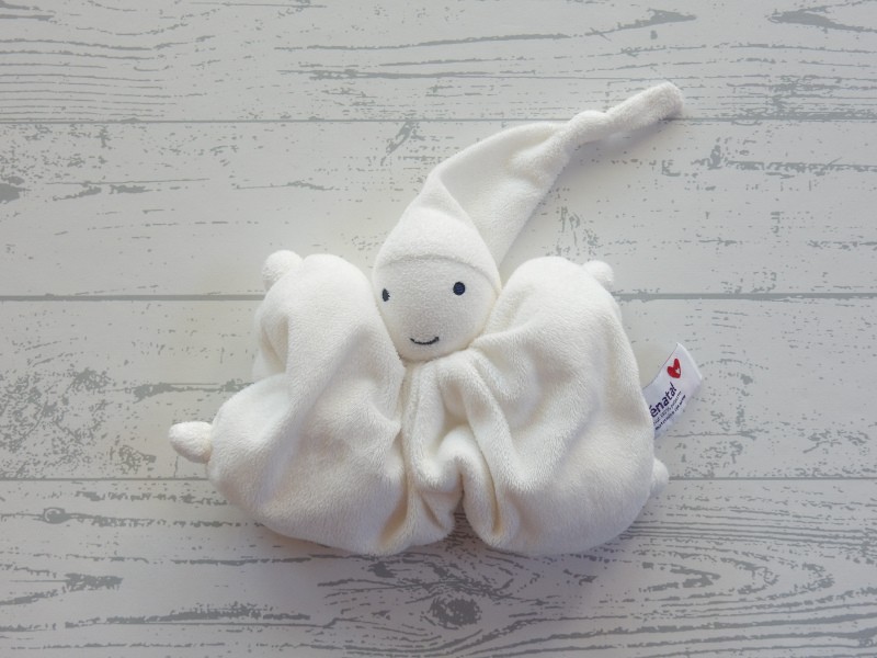 Prenatal knuffeldoek tuttel tutpopje wit