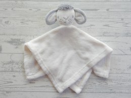 Primark Early Days knuffeldoek velours wit grijs schaap