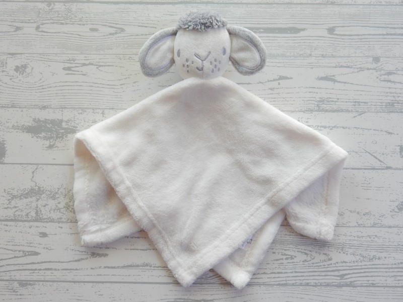 Primark Early Days knuffeldoek velours wit grijs schaap