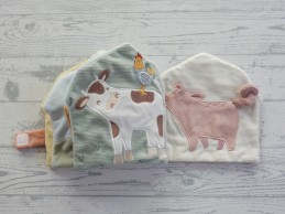 Little Dutch activiteitenboek velours blauw Little Farm