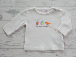 Prenatal newborn shirtje wit Mijn kleine Vriendjes maat 50