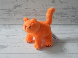 Dikkie Dik Jet Boeke knuffel velours oranje rood mini 15 cm