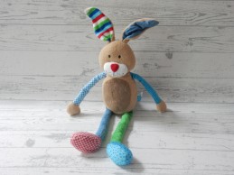Lief! Lifestyle knuffel velours bruin Bobby het konijn 45 cm