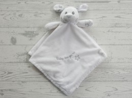 Primark Early Days knuffeldoek velours wit grijs Kangaroo