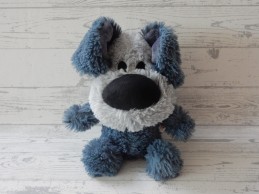 Woezel en Pip knuffel velours blauw Woezel 2020 30 cm