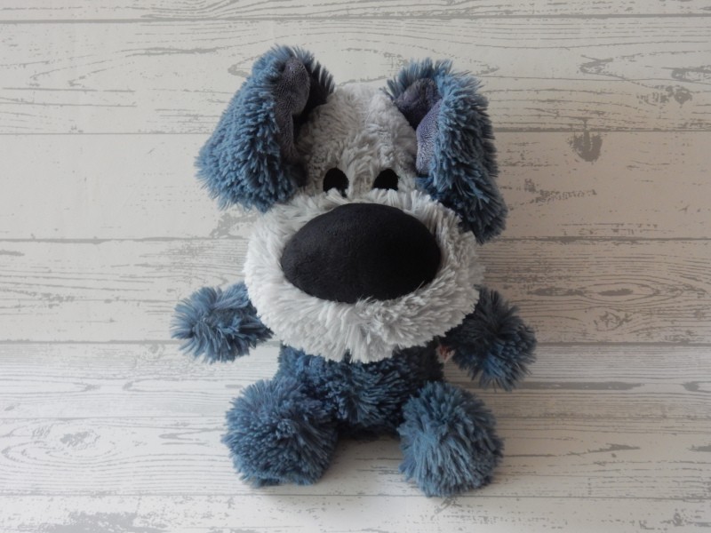 Woezel en Pip knuffel velours blauw Woezel 2020 30 cm